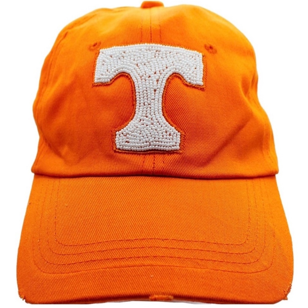 NEW University of Tennessee Vols Beaded Adjustable Ball Cap Women’s Men’s
